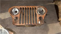 Vintage Jeep Willys Grille Needs Work