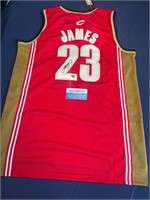 Lebron James Signed NBA Cavs Jersey With COA