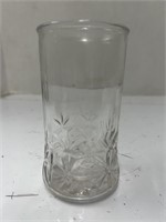 Vintage Clear Glass Cup