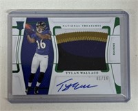 1/16 TYLAN WALLACE AUTOGRAPHED PATCH CARD
