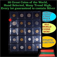 20 Great Coins of the World, hand selected, many t