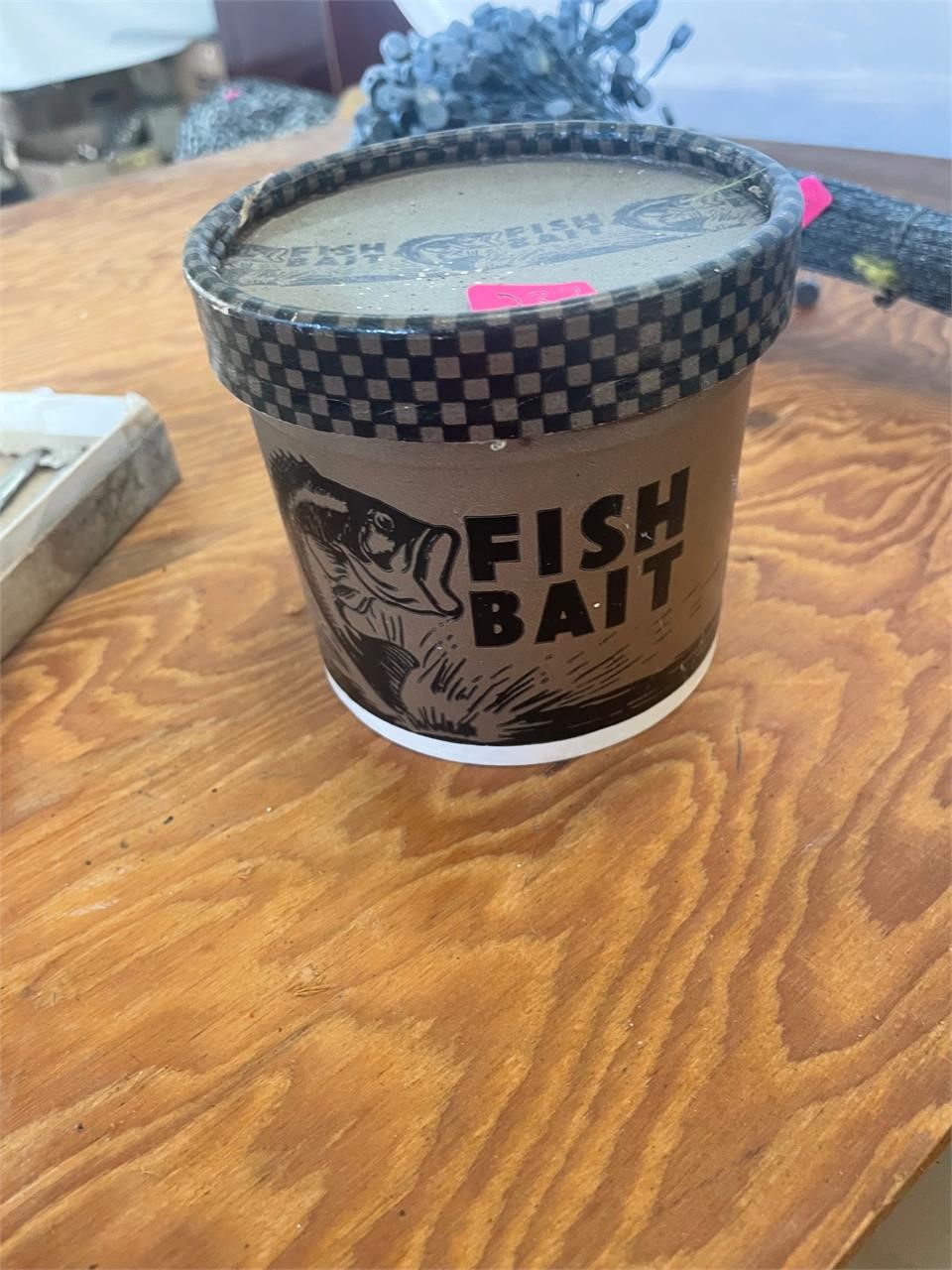 Vintage Fish Bait Container