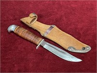 Made in Finland Hunting Knife w/ Sheath