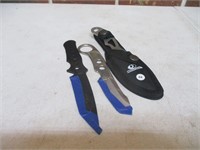 3 Throwing Knives
