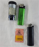 Zippo Matches holder, flints and lighters