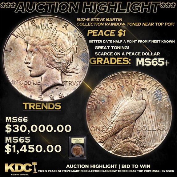 MASSIVE Summer Kickoff! Rare Coin Auction 25 pt 2.3