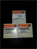 3X-100ct Winchester Large Rifle Primers