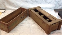 Vintage small crates