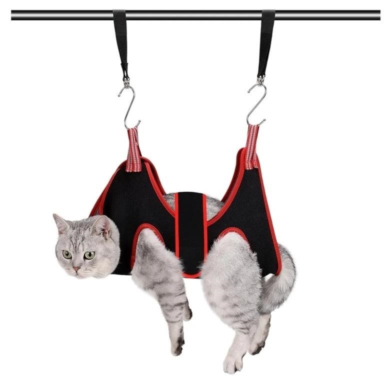 Small size ATO-DJCX Cat Grooming Hammock Harness