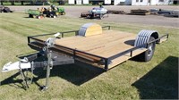 88" x 12' Homemade Utility Trailer w/ Regestration