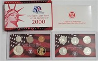 2000 90% Silver United States Mint Proof Set