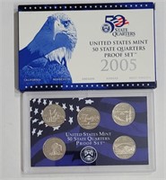 2005 United States Mint Proof Quarter Set