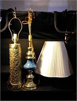 Two lamps the tallest stands 31 inches with