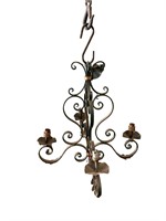 French Iron Basket Shape Light