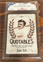 2016 Leaf Quotables Babe Ruth Card