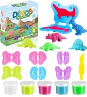 Dinosaur Playdough Set Toys for 3-8