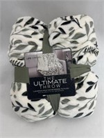 Life Comfort Reversible Plush Throw