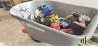 True Temper Wheel Barrow Filled with Tools