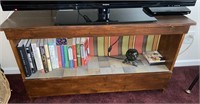 Vintage Hand-Made Pine Television Console