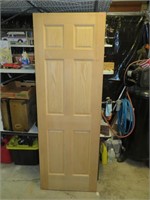 NO SHIPPING- NEW Solid Veneer Oak Door 28" x 80"