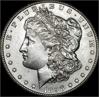 1898-S US Morgan Silver Dollar BU, Better Date