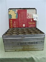 Vintage 4-Dozen Metal Egg Crate