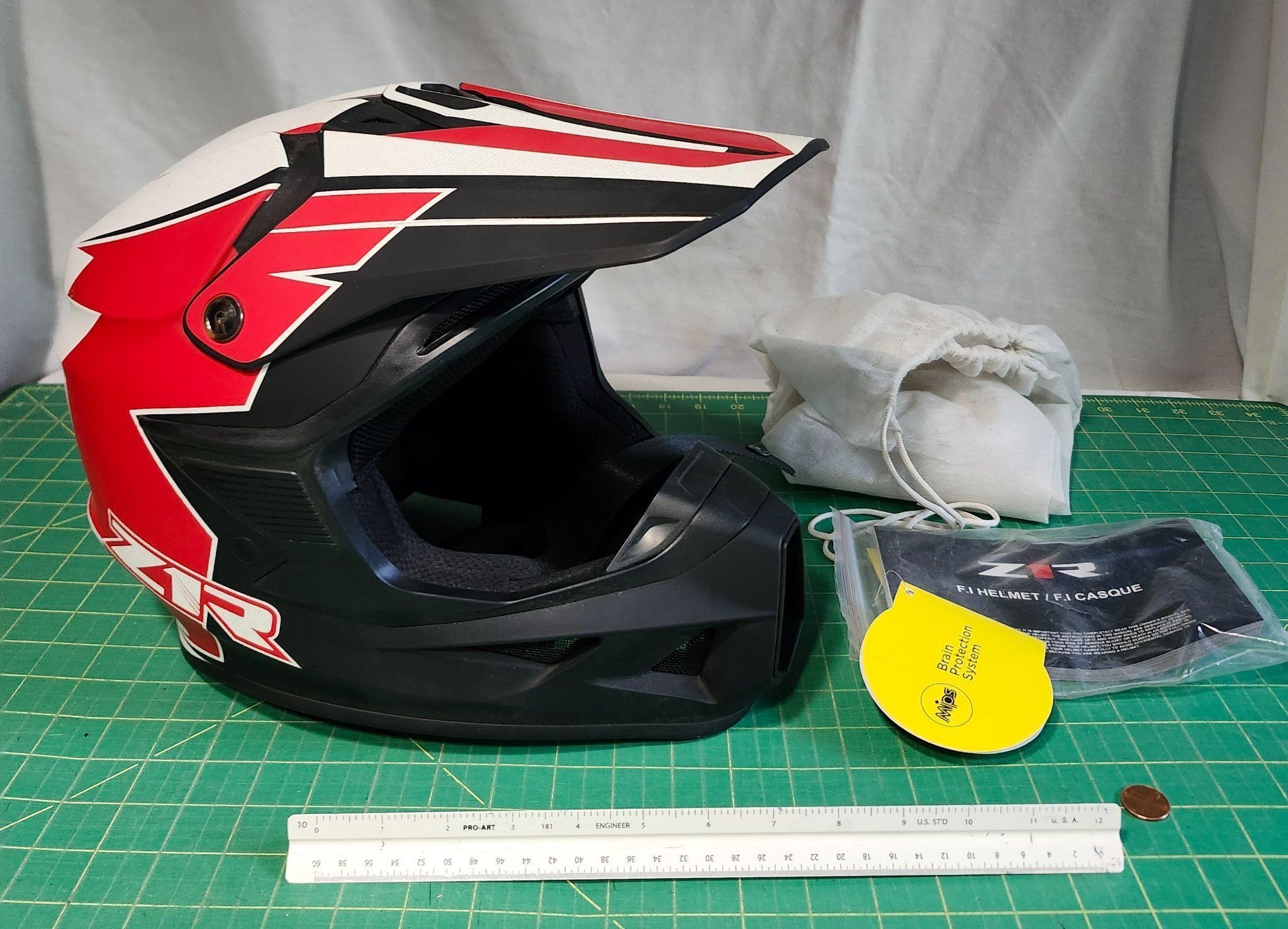 Size M like new Z1R DOT F.I motorcycle helmet