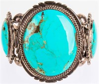 Jewelry Sterling Silver Turquoise Cuff Bracelet