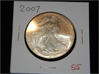 2007 Am. Silver Eagle $1