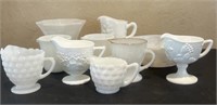 Anchor Hocking, Fire King & Other Milk Glass Items