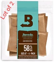 Lot of 2 Boveda 58% Two-Way Humidity Control Packs