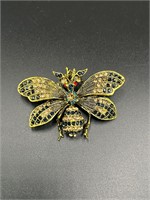Art deco Honeybee brooch
