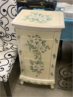 FLORAL JEWELRY ARMOIRE