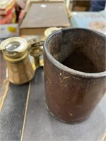 Leather Dice Cup, Opera Glasses