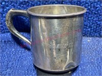 Sterling silver child's cup "Sarah" 2.05-ozt
