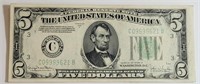 $5 Federal Reserve Note Series 1934 D