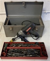 Craftsman Tool Box,1/2" Drill and Bits