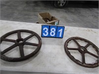 CAST IRON FLY WHEELS