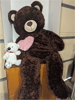 Massive Teddy Bear with small friend