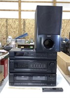 Sony stereo component system HST-190 w/ speaker &