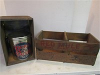 2 Vintage Boxes & Benzel's Pretzel Tin