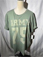 New womens US ARMY t shirt sz 2x