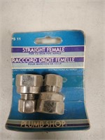 (New) Plumb shop STRAIGHT FEMALE,  FOR 1/2 IRON