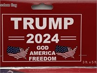 FLAG TRUMP 2024 GOD AMERICA FREEDOM