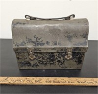 Vintage Metal Lunch Box- As Found