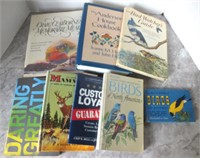 COOKBOOKS AND BIRD BOOKS