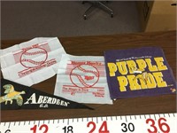 Sports towels and pennant- Vikings, Twins,