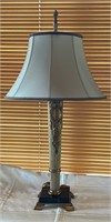Vintage Bronze/Brass/Marble Side Table Lamp