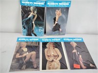 4 Marilyn Monroe picture postcard disks