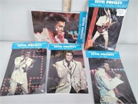 5 Elvis Presley postcard picture disks soundcards
